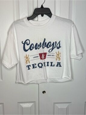 Cowboys & Tequila Crop Top